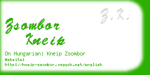 zsombor kneip business card